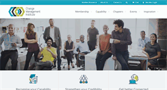 Desktop Screenshot of change-management-institute.com
